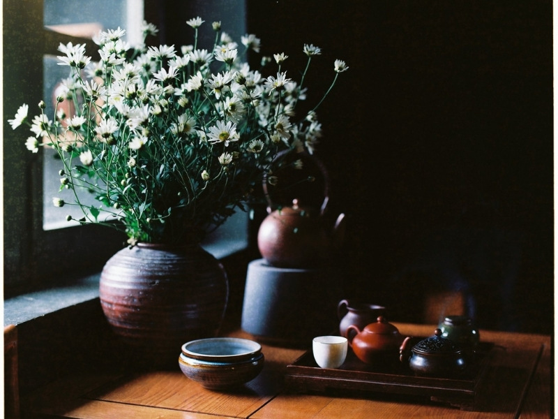 Ấm chén uống trà