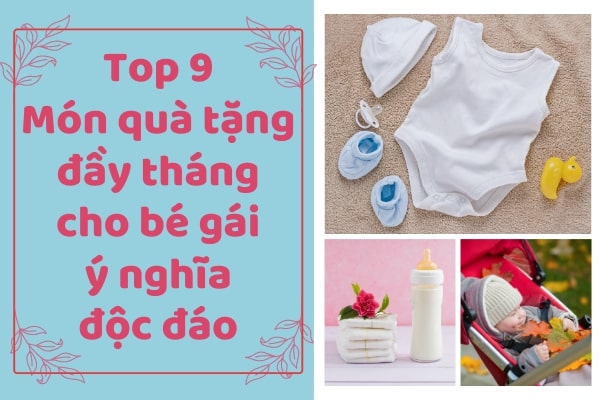 Quà tặng đầy tháng cho bé gái