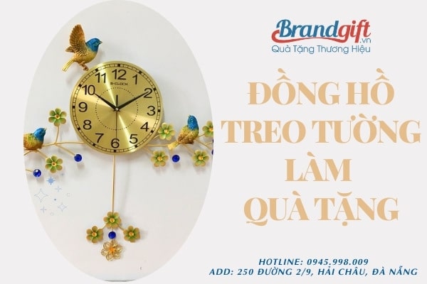 Đồng hồ treo tường làm quà tặng, in logo số lượng lớn [CHIẾT KHẤU CAO]