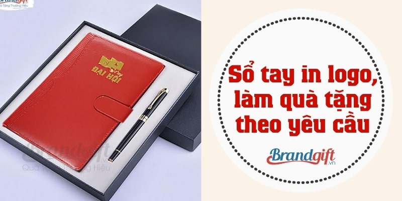 Sổ tay in logo