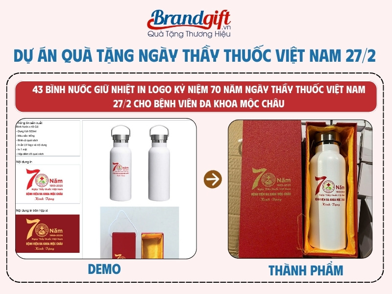 Dự án quà tặng ngày thầy thuốc việt nam 27/2