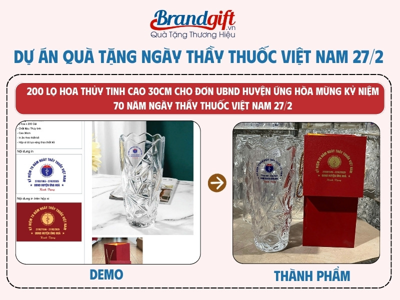 Dự án quà tặng ngày thầy thuốc việt nam 27/2