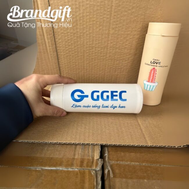 Vị trí in logo trên bình