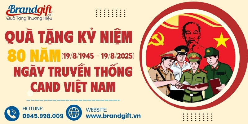 Quà tặng kỷ niệm 80 năm ngày truyền thống công an nhân dân Việt Nam
