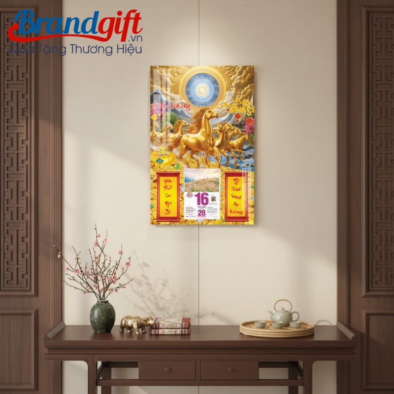 Lịch Mã Đáo Thành Công Quà Tặng Tết