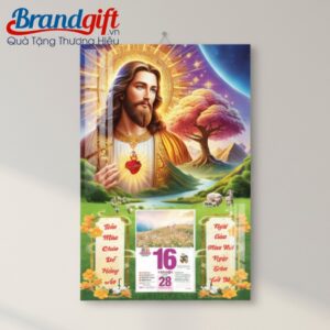 Lịch tết in ảnh chúa