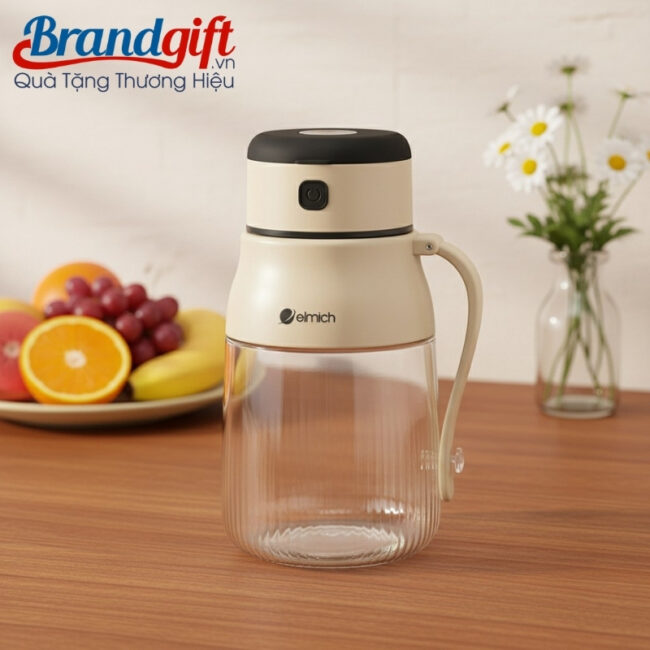 Máy xay sinh tố cầm tay Elmich quà tặng 1 lít 70W màu kem MXCT-03 (2) Máy xay sinh tố cầm tay Elmich quà tặng 1 lít 70W màu kem MXCT-03