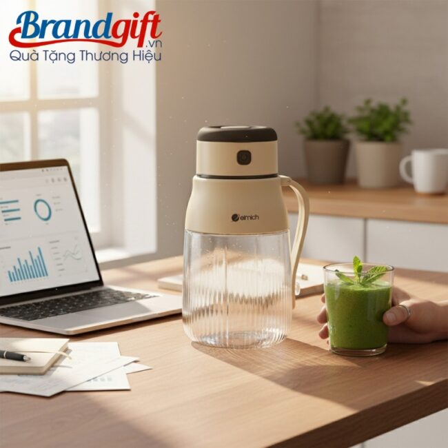 Máy xay sinh tố cầm tay Elmich quà tặng 1 lít 70W màu kem MXCT-03 (7) Máy xay sinh tố cầm tay Elmich quà tặng 1 lít 70W màu kem MXCT-03