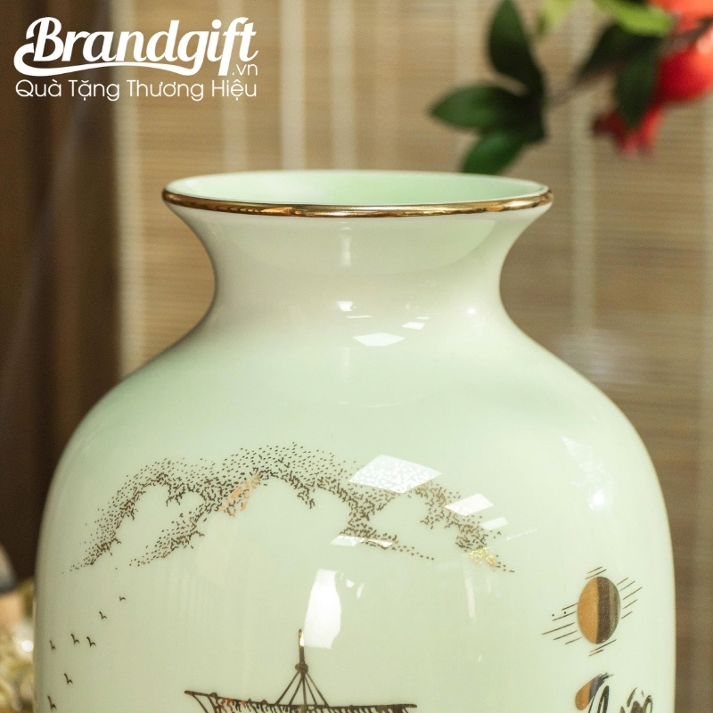 lo-hoa-qua-tang-in-logo-men-ngoc-thuan-buom-xuoi-gio-vang-kim-28cm-lhgs-118