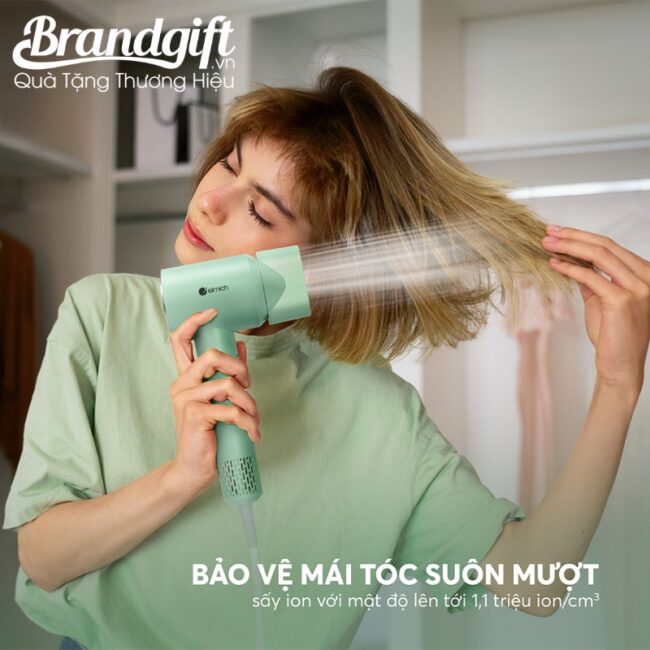 may-say-toc-khong-canh-elmich-qua-tang-1650w-mau-xanh-mint-mst-06