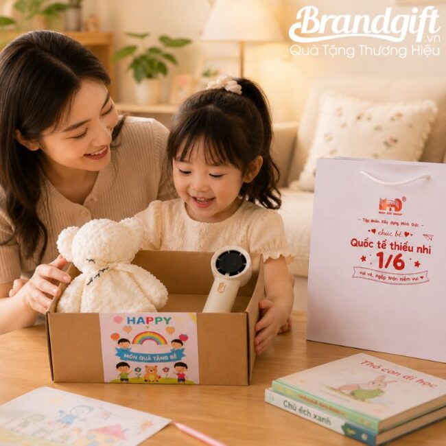 Bộ giftset quà tặng Quốc tế thiếu nhi ⅙ theo yêu cầu