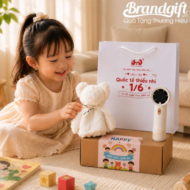 Bộ giftset quà tặng Quốc tế thiếu nhi ⅙ theo yêu cầu