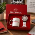 Bộ giftset quà tặng mùa hè cốc sứ Bát Tràng & quạt mini