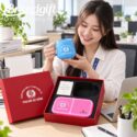 Bộ Giftset cốc sứ và hộp đựng cơm