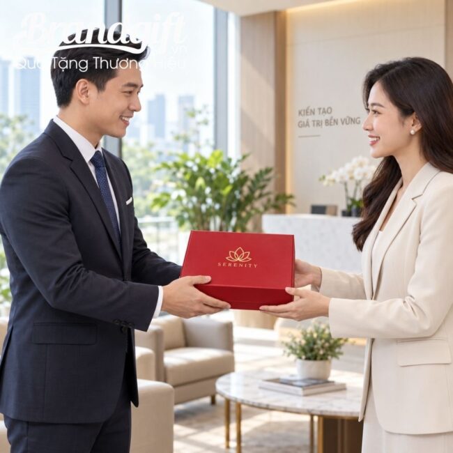 Set quà tặng lọ hoa và cốc sứ men hỏa biến