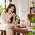 Set quà tặng bình giữ nhiệt và hũ đựng trà