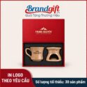 Bộ ly tách pha cà phê đốt nến men cát