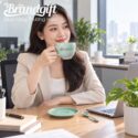Bộ tách cà phê Bát Tràng