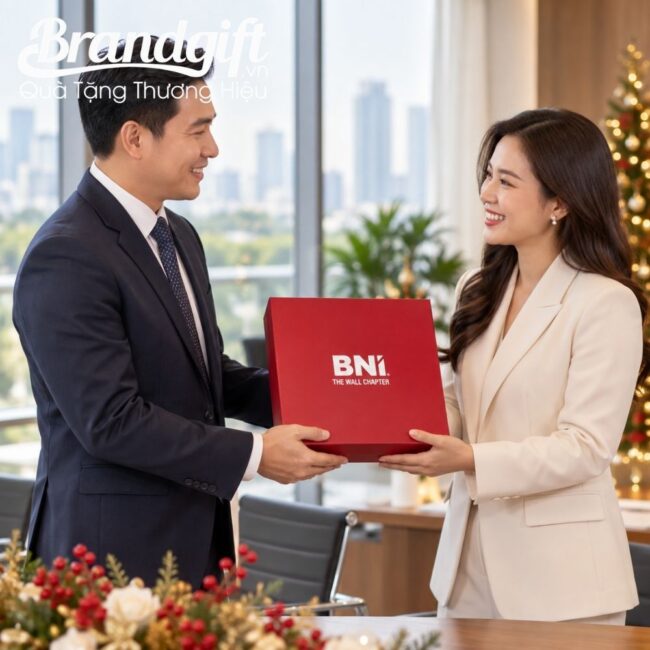 Bộ Giftset vinh danh tượng dê và biểu trưng pha lê