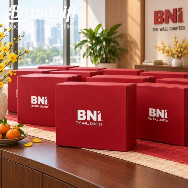 Bộ Giftset vinh danh tượng dê và biểu trưng pha lê