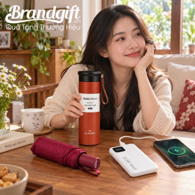 set-qua-20-10-binh-giu-nhiet-o-du-sac-du-phong (1) Bộ quà tặng 20/10 bình giữ nhiệt, ô cầm tay và sạc dự phòng