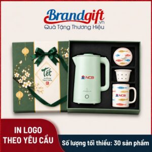 Bộ Giftset quà Tết ấm siêu tốc và cốc lọc trà