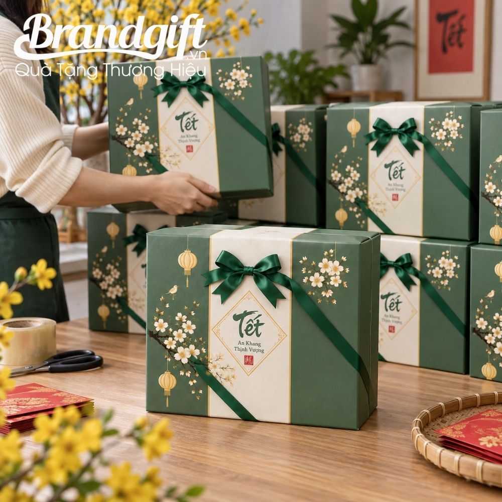 Bộ Giftset quà Tết ấm siêu tốc và cốc lọc trà