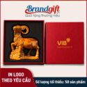 Tượng linh vật dê men hoàng thổ