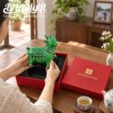 Tượng dê men ngọc lục bảo