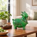 Tượng dê men ngọc lục bảo